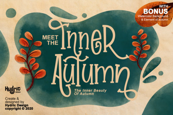 Inner Autumn: A Display Font to Elevate Your Creative Projects