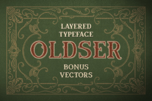 Oldser: A Multi-Layered Vintage Font for Bold Design