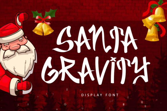 Santa Gravity: A Modern Urban Font for Festive Design