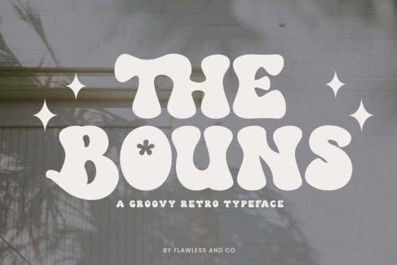 The Bouns: A Retro Display Font for Modern Projects